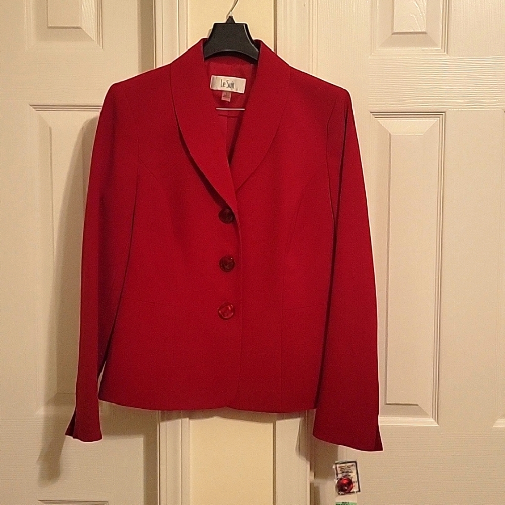 Red LeSuit Blazer